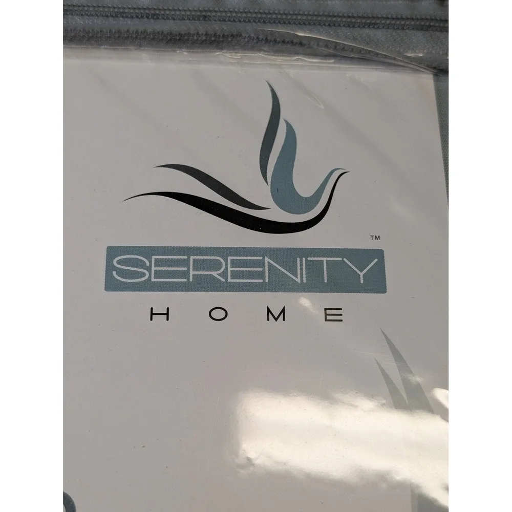 Serenity Home Queen Premium Striped Sheet Set Soft Essentials Light Blue SER-632